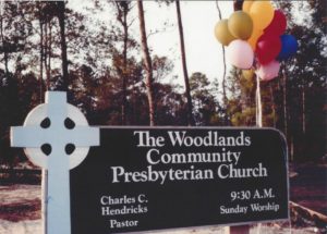 25th Church Sign at Dedication