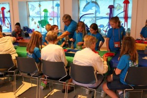 VBS 2015 pic 16 3rd n 4th grades lead crafts for Gathering Place